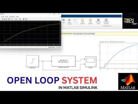 open loop system in control system . matlab simulink