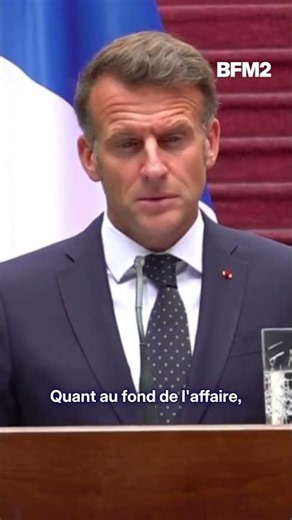 Emmanuel Macron lashes out at Russian columnist Xenia Fedorova