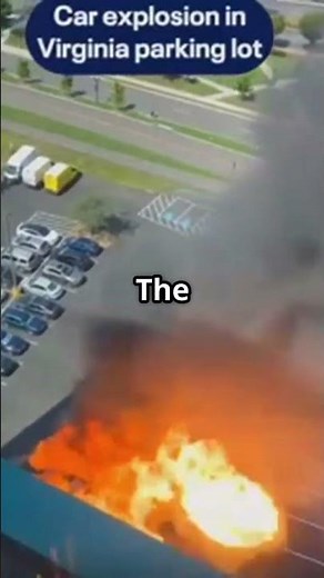 Shocking Car Explosion in Arlington Caught on Camera! #carexplosion
