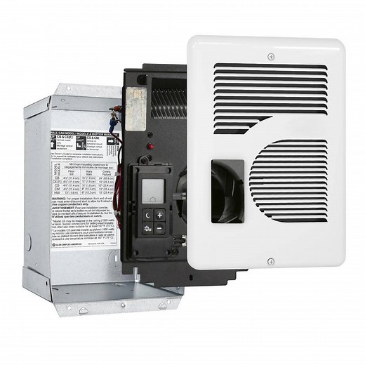 Reviews for Cadet 240/208/120-volt 1,600/1,500/1,000-watt Energy Plus In-wall Fan-forced Electric Heater in White with Digital Thermostat | Pg 3 - The Home Depot