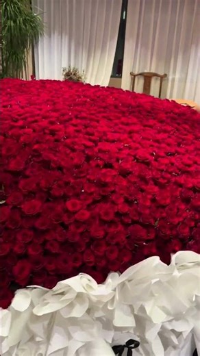 9999 Red Roses Romantic Surprise | The Happiest Girl Today