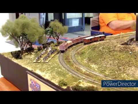 American Civil War Railroads Historical Society Layout at 2024 Railfest