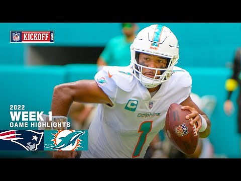 New England Patriots vs. Miami Dolphins | Week 1 Game Highlights