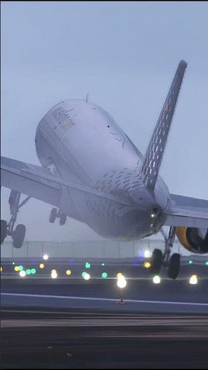 Vueling A320 Crash After Landing at Leipzig Airport 😱 | Emergency Gone Wrong!