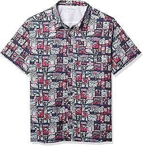 Columbia Men's PFG Super Slack Tide Camp Shirt, Sun Protection, Moisture-Wicking