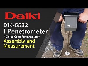iPenetrometer (Digital Cone Penetrometer) Instructional video