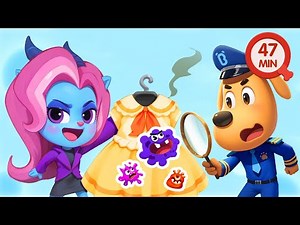 Germs on the Dress? | Hygiene Habits | Safety Rules for Kids | Sheriff Labrador