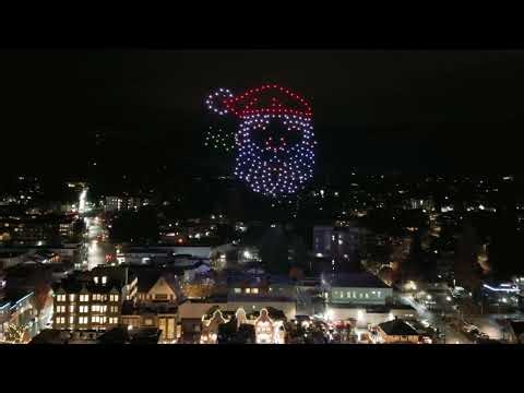 District 1881 Holiday Drone Show 2025