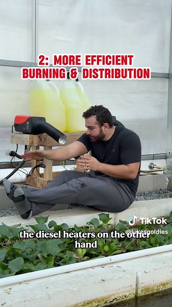 The propane heater has been SO much better/easier/cheaper to run in the one week that I’ve had it. I like it so much more than the diesel heaters, kind of consider considering selling these heaters and just getting two propane ones instead. #propane #heater #deisel #greenhouse #fish