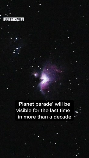 A rare celestial event on Feb. 28 will offer skywatchers the chance to witness a "planet parade" of all seven planets in our solar system outside of Earth. It's the last time this type of planetary alignment will happen for more than a decade. Mercury, Venus, Mars, Jupiter, Saturn, Uranus and Neptune will all be visible in some form, although not all to the naked eye. "Any time you have at least three bright, easy-to-find planets, that’s a good time to go out and enjoy the view," Michael Shanaha