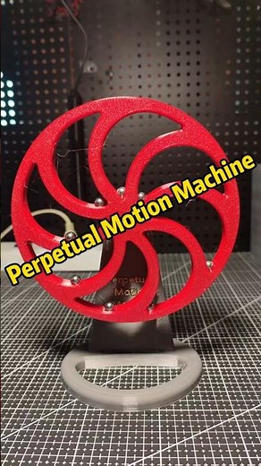 3D Printed Perpetual Motion Machine Model # 3dprinting