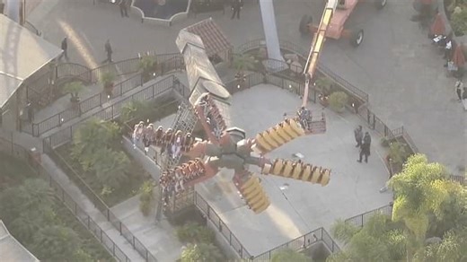 Passengers rescued after being stuck on broken theme park ride for two hours