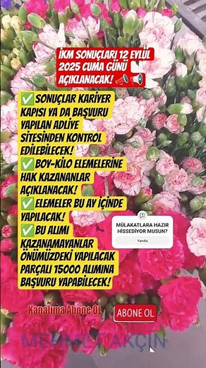ADALET BAKANLIĞI İKM SONUÇLARI 12 EYLÜL 2025 CUMA GÜNÜ AÇIKLANACAK! #shorts #adaletbakanlığı #ikm