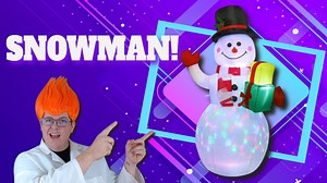 Watch Snowman Inflatable Setup Demo on Amazon Live