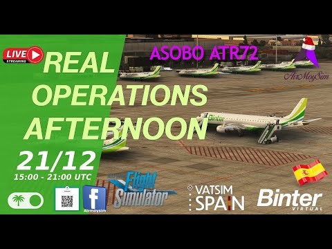 MSFS2020 | EL EVENTO DEL AÑO | Binter Virtual Real Operations | ATR #airmoysim #flightsimulator2024