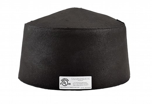 FF109-300 UL Fire Rated Recessed Light Cover : Tenmat USA