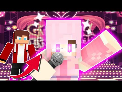 JJ become a girl and idol !?【Minecraft Parody Animation Mikey and JJ Maizen】