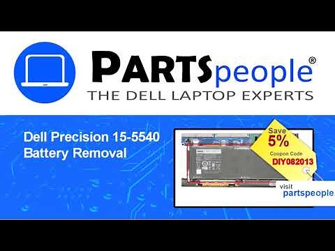 Dell Precision 15-5540 (P56F003) Battery How-To Video Tutorial