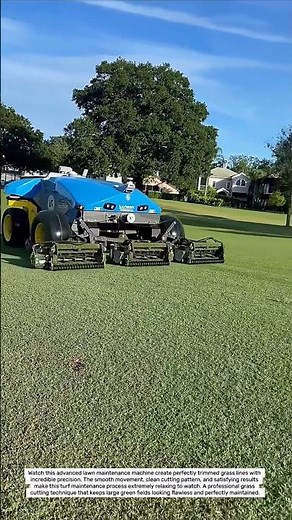 Perfect Grass Cutting Machine in Action