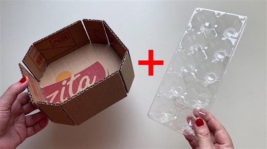 DIY Vintage-Style Jewelry Box from Cardboard - Elegant Craft Tutorial