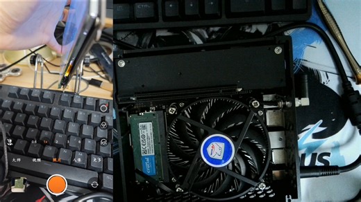 P310S 安装 CPU 并尝试安装系统