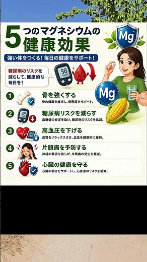 なぜマグネシウムが必要？健康な体を作る5つの効果を解説