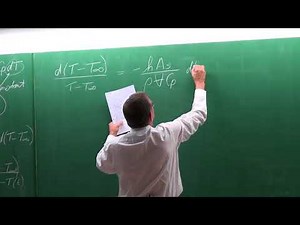 Lecture 01 (2018) HD Transient heat conduction by Prof Josua Meyer