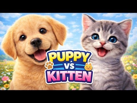🔥 Puppies vs Kittens Sounds 🐶🐱 | Cute Baby Animal Sounds for Kids