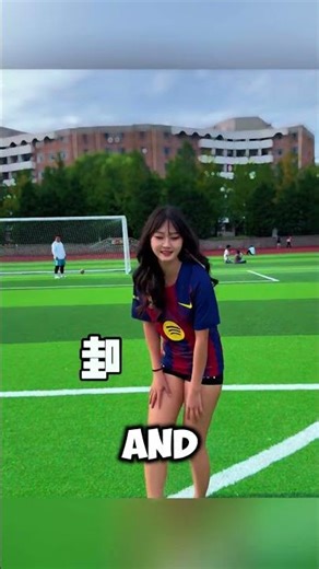 Play football in high heels