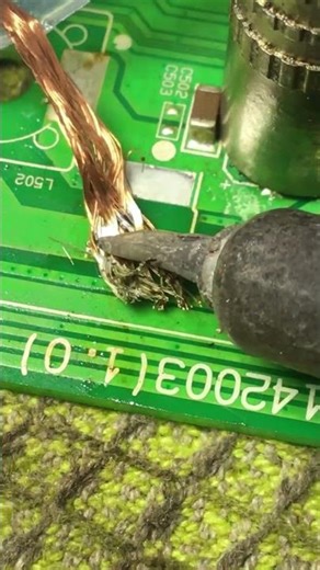 Fixing a Broken Inductor | Easy Component Swap 🔧 #repair #daily #shortsfeed #shorts #asmr