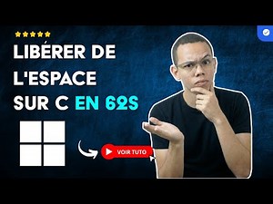 Comment Libérer de l'ESPACE sur le DISQUE C de WINDOWS en 62S