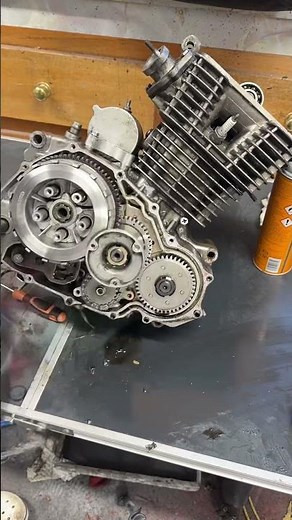 Centrifugal oil filter Clean #motorbike #motorcycleenthusiast