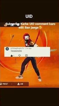 UID Comment Karo 🔥 Profile Edit Ho Jayega 😱 Free Fire OP Trick