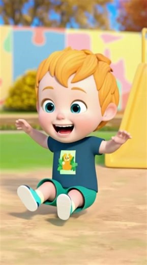 One, Two, Three… Slide With Me! 😄 #shorts #toddlersongs #nurseryrhymes