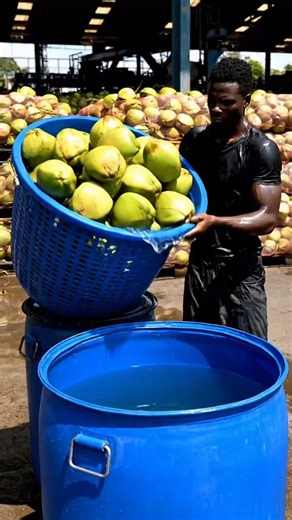 How Fresh Coconut Water Is Made | Modern Coconut Processing Factory in Action