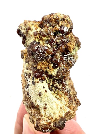 Natural Spessartite Garnet Terminated Crystal Cluster on Matrix – Afghanistan Mineral Specimen - Etsy