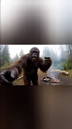 Vlog 1 - Bigfoot’s Burger Shack Hidden Deep in the Forest! #shorts #ai #bigfoot #vlog #foryou #funny