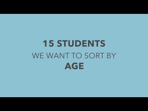 Distribution Counting Sort Visualization