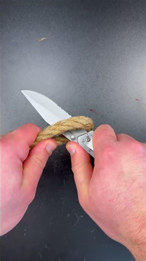 How Sharp is the Gerber Paraframe 2 #rope #edc #sharp #shorts #edcknife #foldingknives