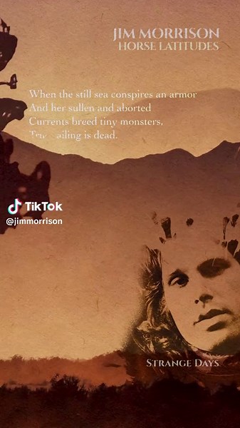 Exploring Jim Morrison's Poem 'Horse Latitudes'