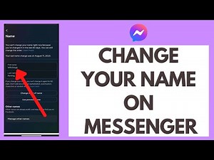How to Change Your Name in Messenger (Quick & Easy!)