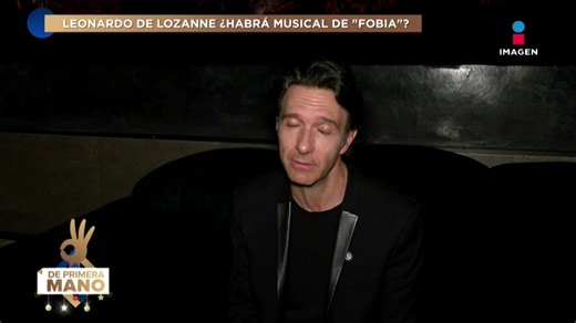 ¿Fobia podría tener su propio musical? Leonardo de Lozanne lo aclara ¡No te pierdas las mejores EXCLUSIVAS en #DePrimeraMano👌🏻 de lunes a viernes a las 3 PM por el 3.1 de Imagen Televisión! bit.ly/ImagenEntretenimientoYT | De Primera Mano