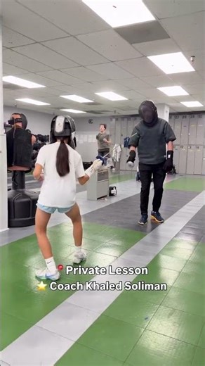 Elevate Your fencing technique with Coach Khaled Soliman at Space City Fencing Academy ⚔️🔥