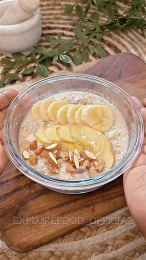 Healthy Overnight Oats Recipe #trending #viral #food #shorts