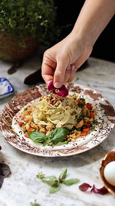 I know it's a bit unusual but we are all well aware of regional and seasonal adaptation to food combinations. I wanted to share my mom's simple recipe that she would make for us in the summer by combining pasta, meat, and colorful veggies served on top of strained and creamy yogurt. Summers were the times when yogurt would become the most served item on the menu. Growing up in a hot region where temperatures frequently hit 100 F, yogurt and yogurt drinks would always be present on the dining tab