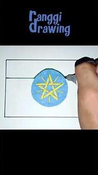 Drawing Ethiopia Flag