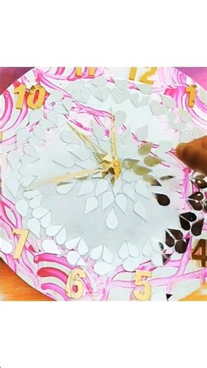 Classic trendy mirror clock