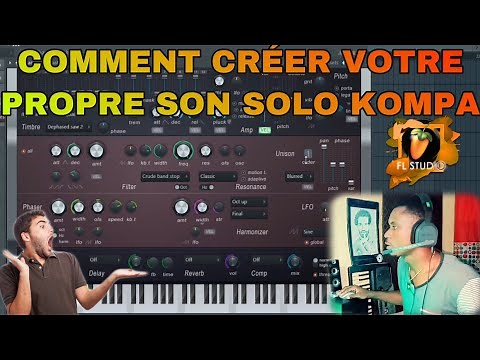 How to create a solo kompa sound - Tuto Fl Studio 20 (Synth Harmless)