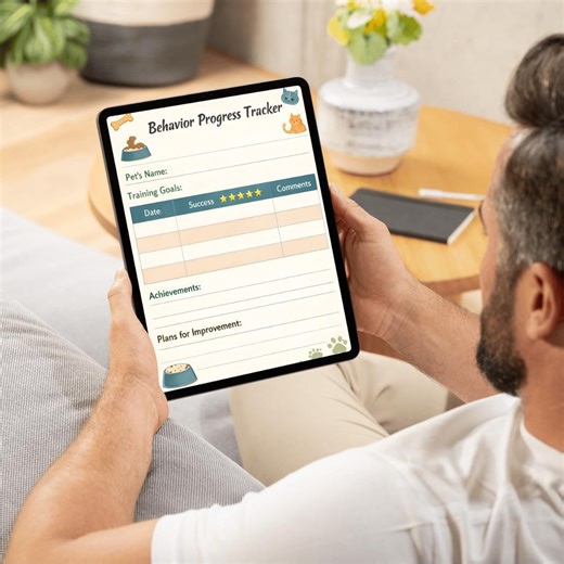 Behavior Improvement Tracker: Pet Training Planner (printable - PDF PNG Instant Download) - Etsy