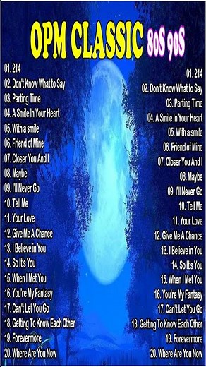 Best OPM Love Songs Medley 🎈 Non Stop Old Song Sweet Memories 80s 90s - Oldies But Goodies